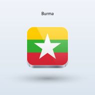 Burma Flag Icon N2