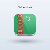 Turkmenistan Flag Icon N2