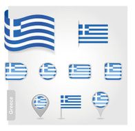 Greece Flag Icon N10