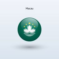 Round flag of Macau
