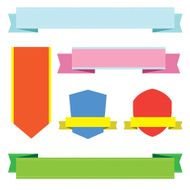 Colorful tags and labels