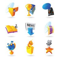 Icons for media