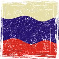 Russian grunge flag N7
