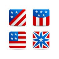 USA Square Icons