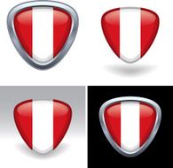 Peruvian Flag Crest