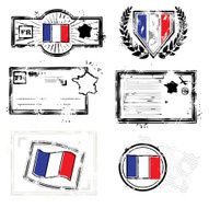 Viva la France stamp