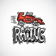 Racing Icon Sketch N2