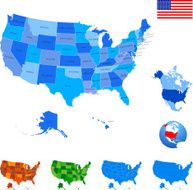 USA Map N22