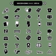 Soccer icons basic