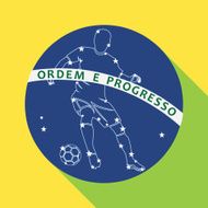 Brazil ensign soccer player