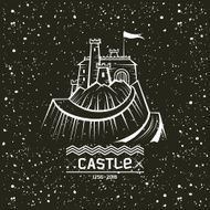 Emblem castle on a mountain N2