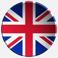 UK 3d Round Button