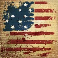 Independence Day Background Abstract grunge vector N6