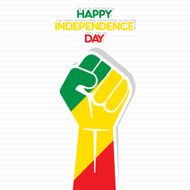 Independence Day Flag of the Republic Congo design