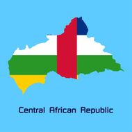 vector map of Central African Republic