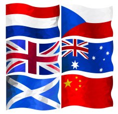 Set of flags N51