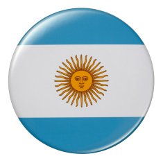 Badge - Argentina flag