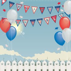 Happy Fourth July background