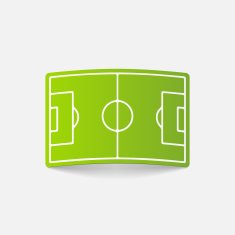 realistic design element playing field N29