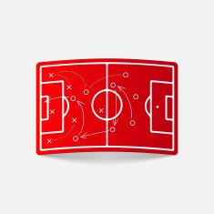 realistic design element playing field N30