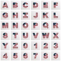 usa alphabet N2