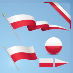 Poland flag set N2