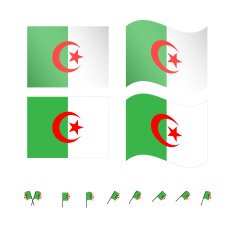 Algeria flags N2