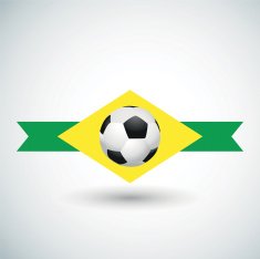 Brazil football concept