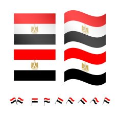 Egypt flags N3