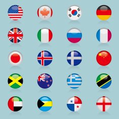 Flag badge N2