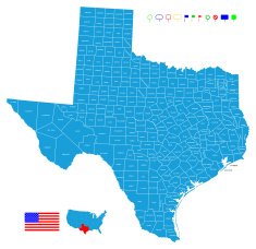 map of Texas N8