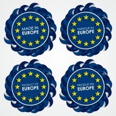 Made In Europe Badges