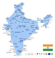 map of India N7