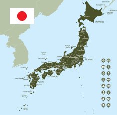 Map of Japan N8