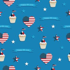 usa seamless pattern