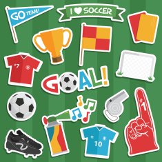 football stickers N4