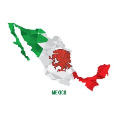 Map of Mexico N3