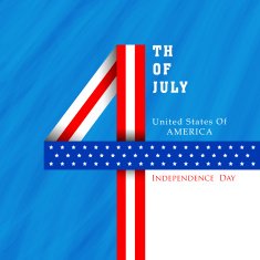 American Independence Day celebration with stylish text N5