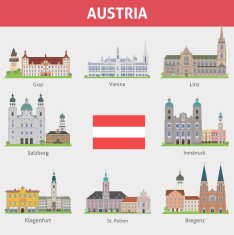 Austria Symbols of cities