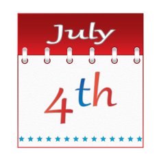 4 th of july calendar