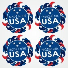 Made in the USA Badges N2