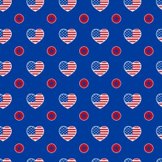 American seamless pattern N10