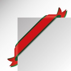 Stylish Corner Ribbon N2