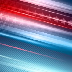 American Independence Day Vector striped red and blue background N3