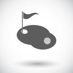 Golf single icon N3