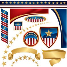Patriotic Design Elements