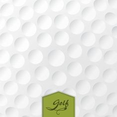 Background texture of a golf ball with label