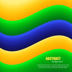 Abstract background in Brazil flag concept N2