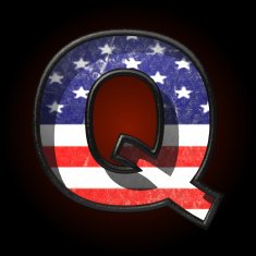 Vector American metal figure q N2