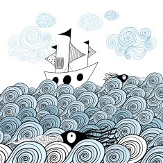 graphic ship at sea N2